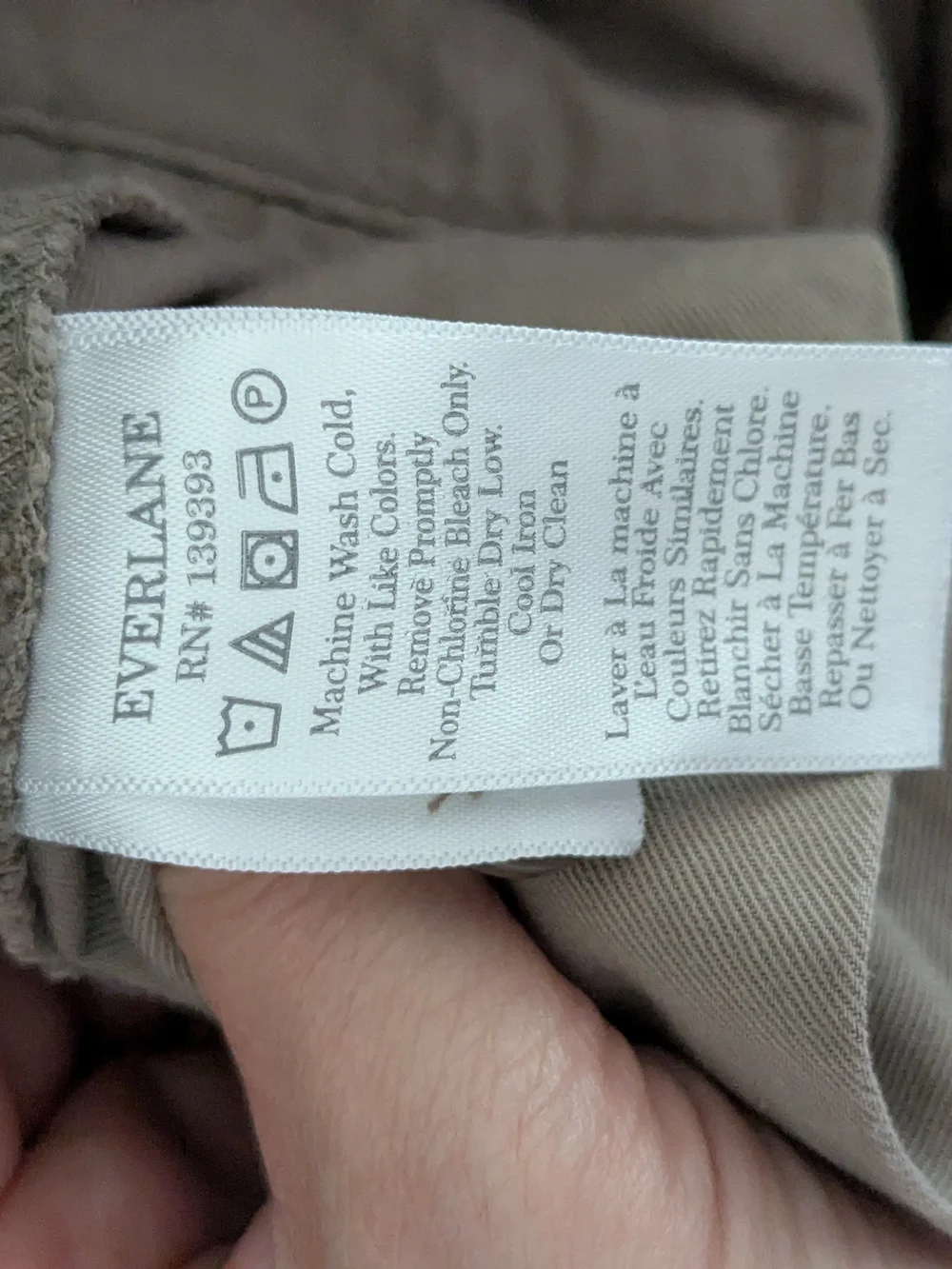 Everlane Organic Cotton Fatigue Short Sleeve Jumpsuit in Clay Size 8